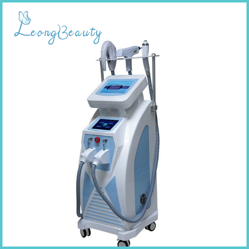 E-light Rf Yag Laser 3in1 Μηχανή για Αποτρίχωση Αφαίρεση Τατουάζ